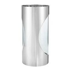 Portavelas Chrome contours hurricane 33 cm, Acero inoxidable