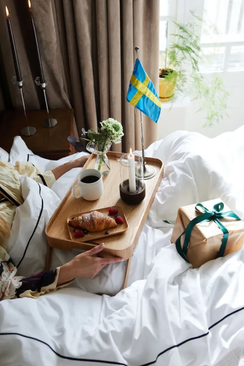 Portavelas Dante pequeño Ø9 cm, Corcho