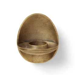 Portavelas de pared Agapé, Brass finish