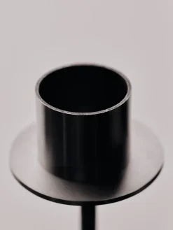 Portavelas Elysia, Brushed stainless steel