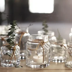 Portavelas Ernst H10 cm Ø6,5 cm, transparente