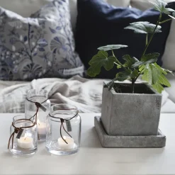 Portavelas Ernst H12 cm Ø5 cm, transparente