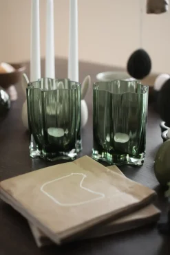 Portavelas Filter , Green, Ø11,5 × 13 cm