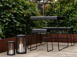 Portavelas Firefly Lanterna 35 cm, Black