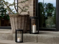 Portavelas Firefly Lanterna 25 cm, Black