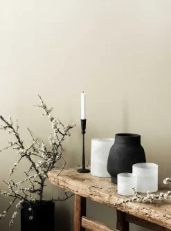 Portavelas Frost L, blanco