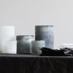 Portavelas Frost M, gris