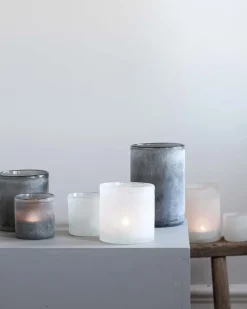 Portavelas Frost S, gris