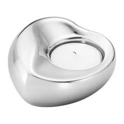 Portavelas Georg Jensen corazón, Acero inoxidable