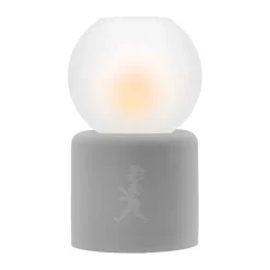 Portavelas Globe Ø9,5x17 cm, Gris claro