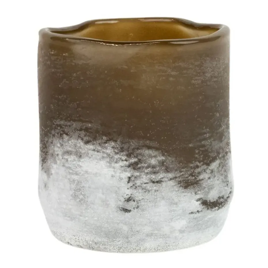 Portavelas Halde 12 cm, arena