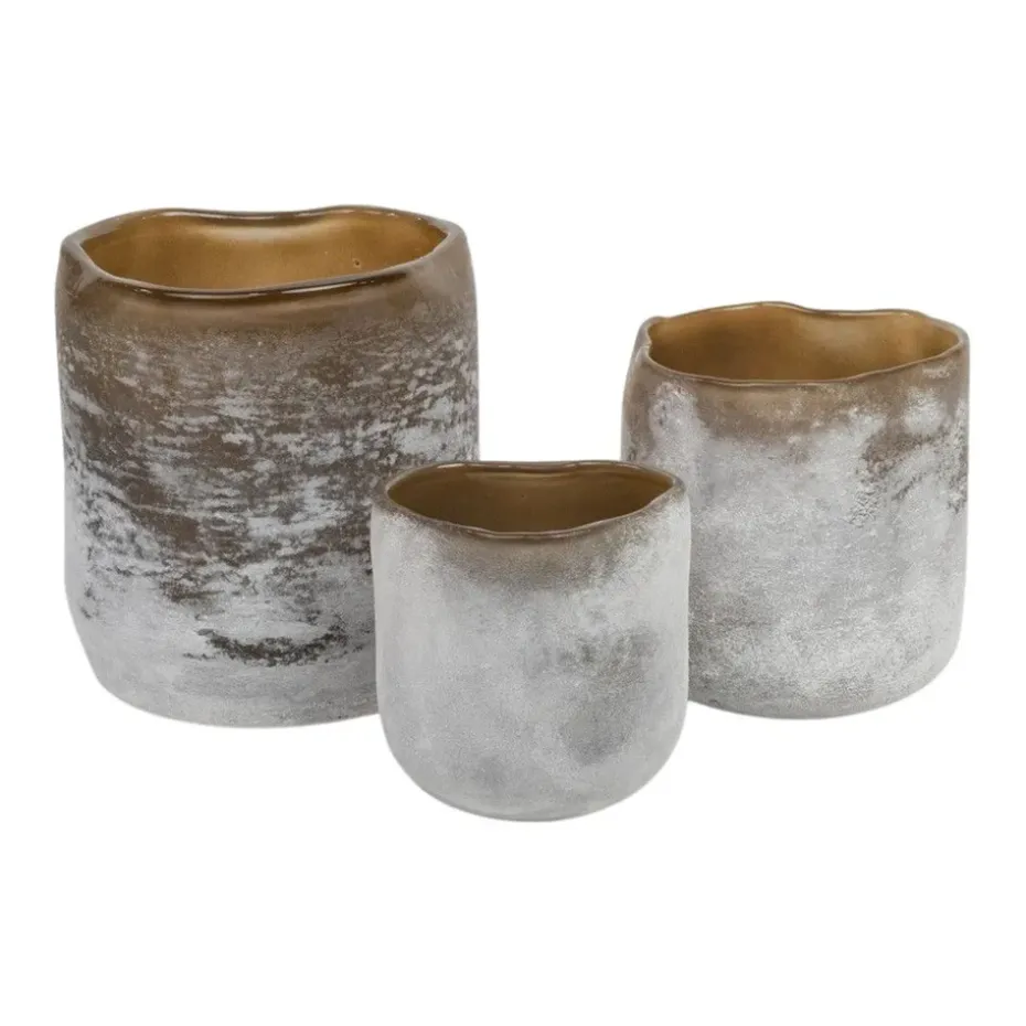 Portavelas Halde 12 cm, arena