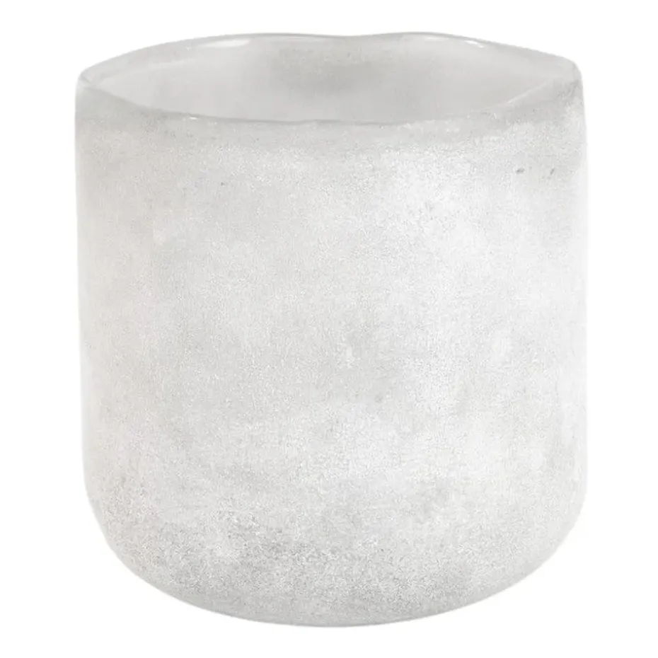 Portavelas Halde 10 cm, blanco