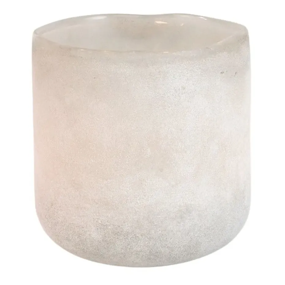 Portavelas Halde 10 cm, blanco