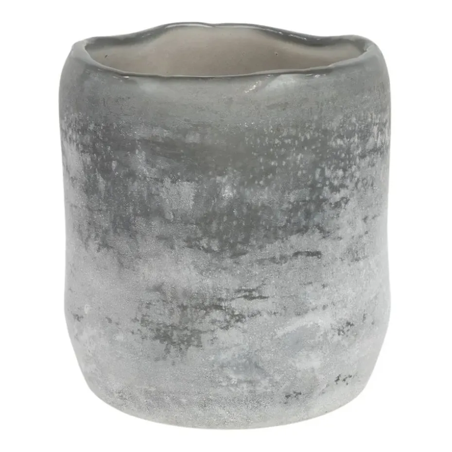 Portavelas Halde 12 cm, gris