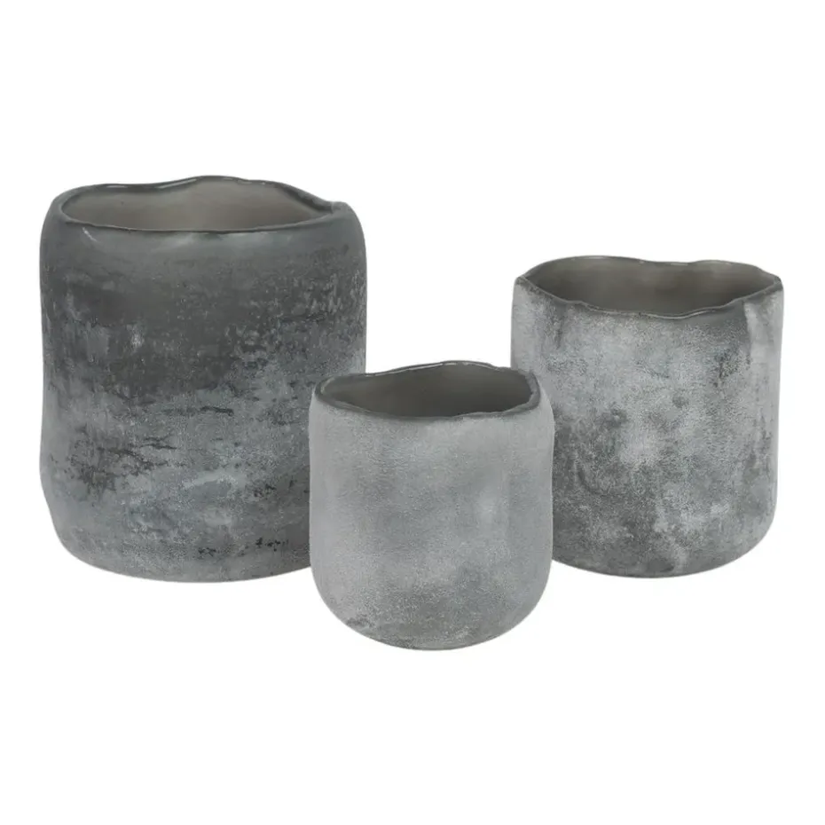 Portavelas Halde 8 cm, gris