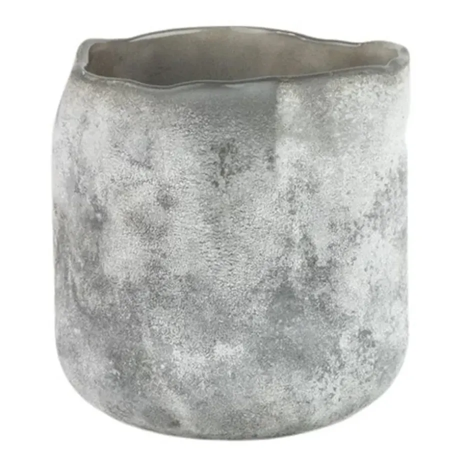 Portavelas Halde 10 cm, gris