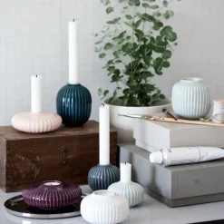 Portavelas Hammershøi M, blanco