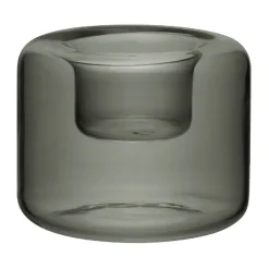 Portavelas Happy 3 piezas, Antracita