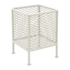 Portavelas Haru, Pearl white, 31 cm