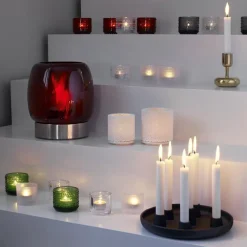 Portavelas Kastehelmi 64 mm, gris