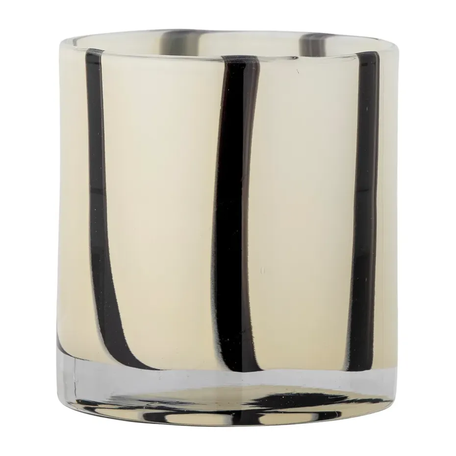 Portavelas Liberty Ø10 cm, Blanco