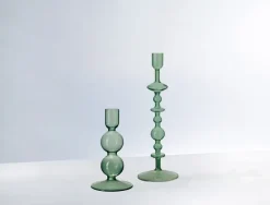 Portavelas Like home 13,5 cm, Sage