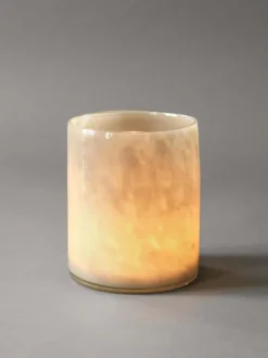 Portavelas Lyric L, gris claro