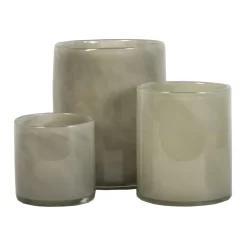 Portavelas Lyric L, gris claro