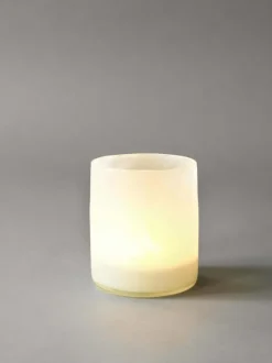 Portavelas Lyric M, Linen (blanco)