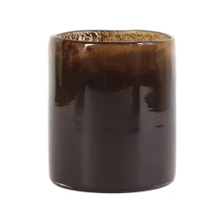 Portavelas Lyric M, marrón oscuro