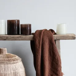 Portavelas Lyric M, marrón oscuro