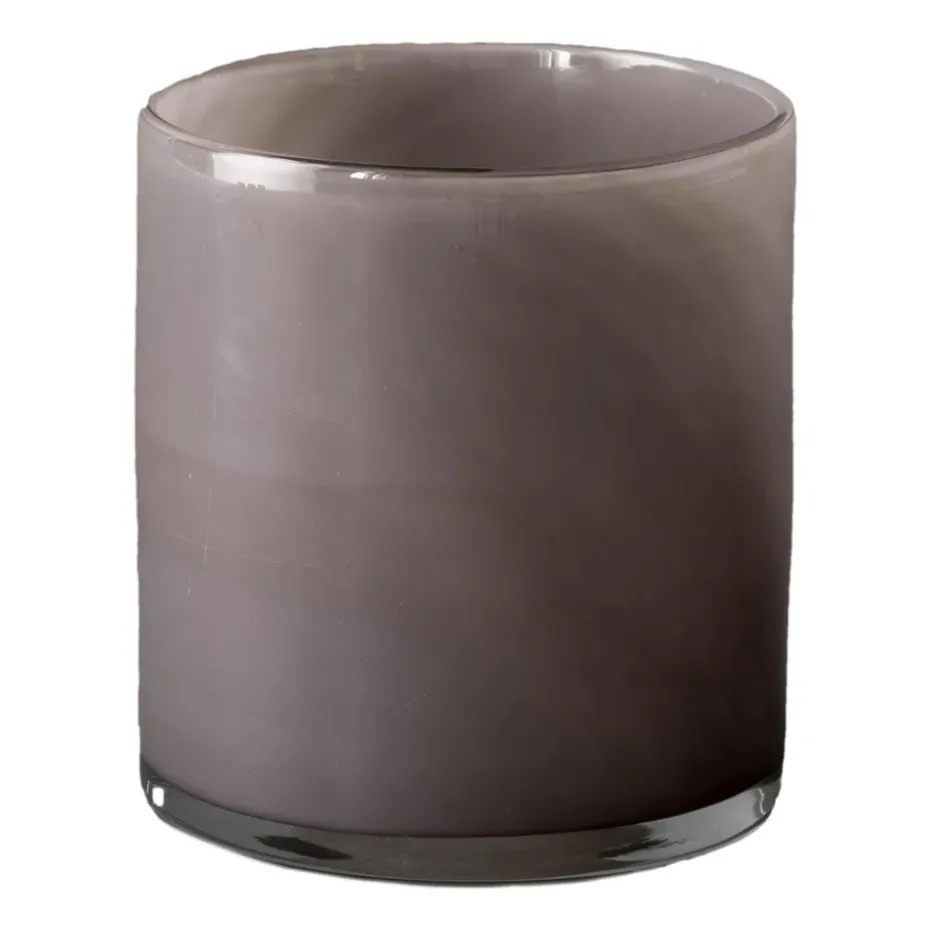 Portavelas Lyric M, morado grisáceo