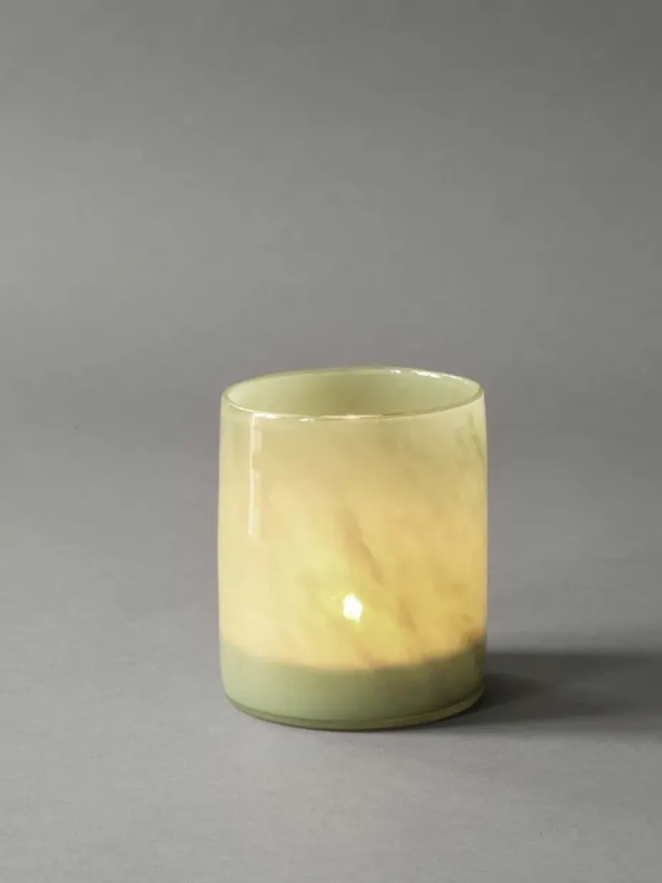 Portavelas Lyric M, verde oliva