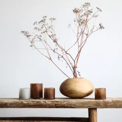 Portavelas Lyric S, marrón