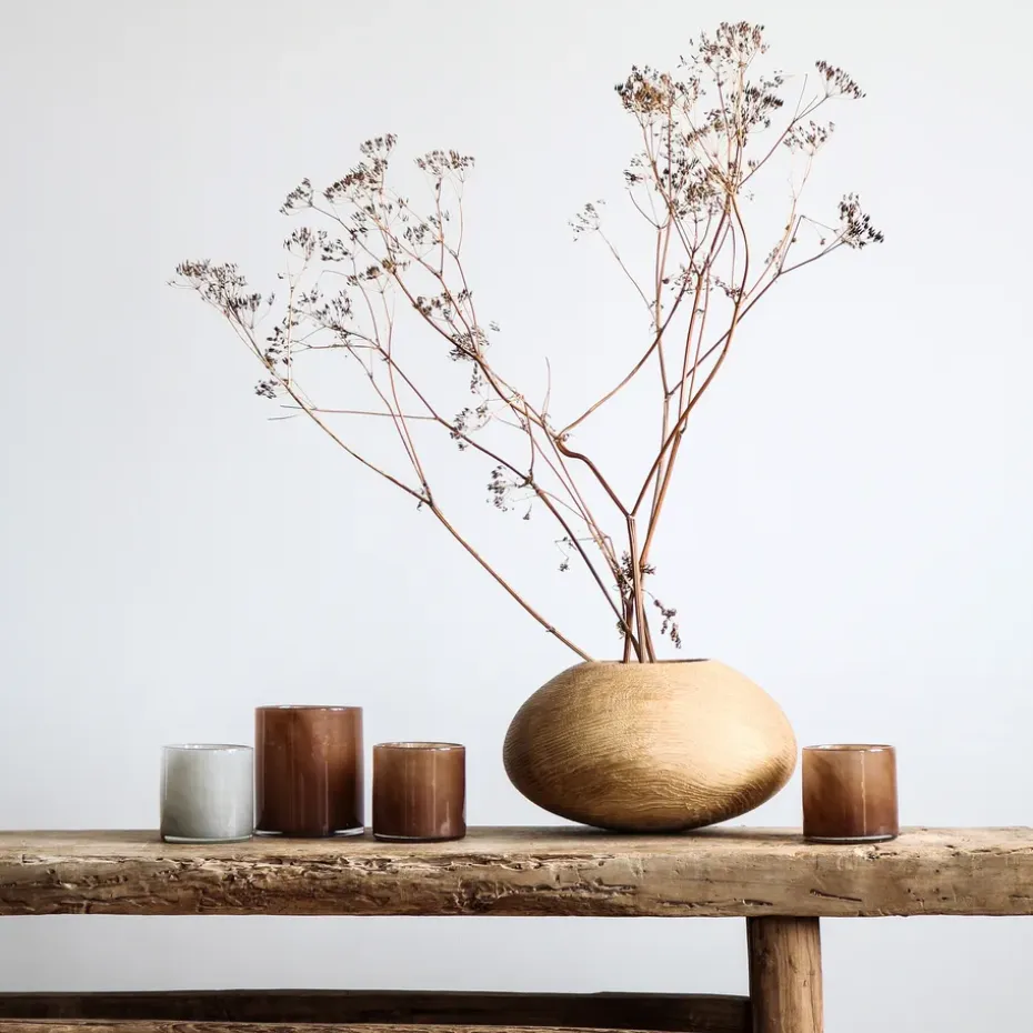 Portavelas Lyric S, marrón