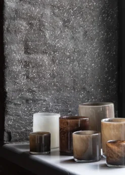 Portavelas Lyric XS, marrón oscuro