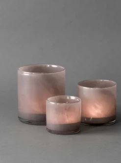 Portavelas Lyric XS, morado grisáceo