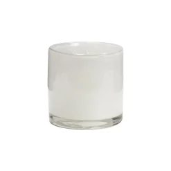 Portavelas Nilla 10 cm, blanco