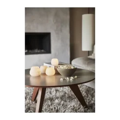 Portavelas Norrvik blanco, Ø9 cm