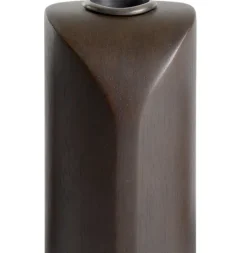 Portavelas PI, 3 piezas, Caoba teñida de marrón oscuro