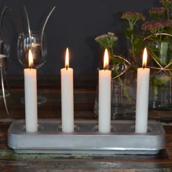 Portavelas Stumpastaken, alargado, 8,5 x 29,5 cm