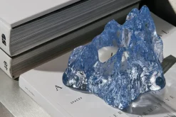 Portavelas The Rock 91 mm, Ice blue