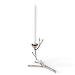 Portavelas Twiggy XS 14 cm, Plateado