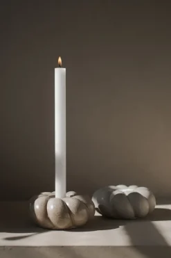 Portavelas Twine Ø14 cm, Beige