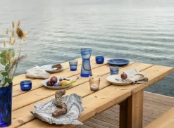 Portavelas Valkea 60 mm, Azul ultramarino