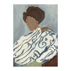 Póster Blue Curls, 50x70 cm