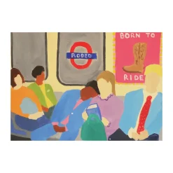 Póster Born To Ride, 30x40 cm