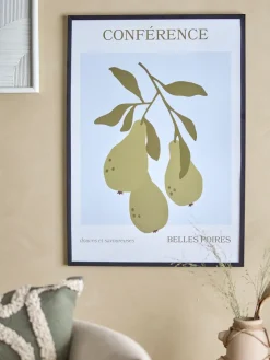 Póster con marco Poire 52x72 cm, Poire-black pine