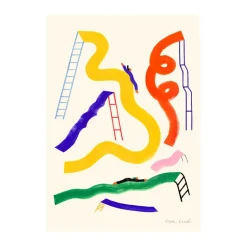 Póster Glisser, 30x40 cm